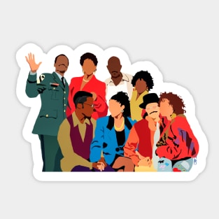 A Different World Art Christmas Holiday 90's TV Show Sticker